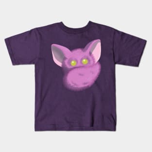 Pink Fuzzy Kids T-Shirt